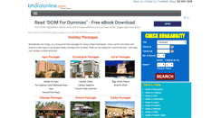 Desktop Screenshot of packages.bharatonline.com