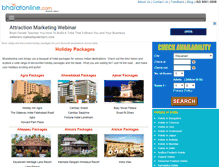 Tablet Screenshot of packages.bharatonline.com